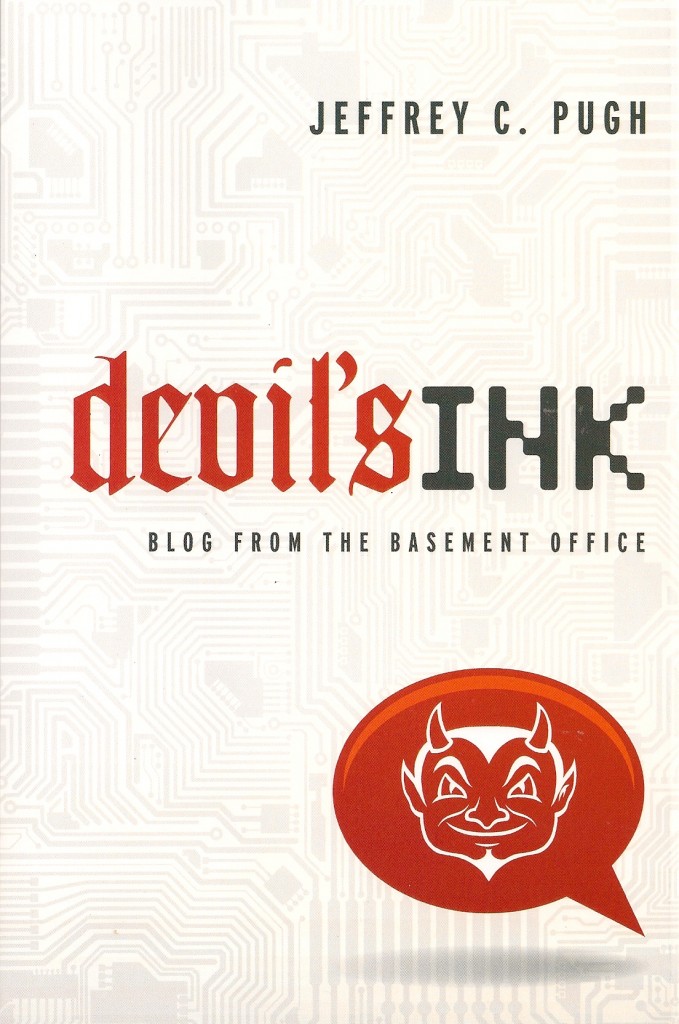 jacket of book "Devil's Ink" by Jeffrey C. Pugh.