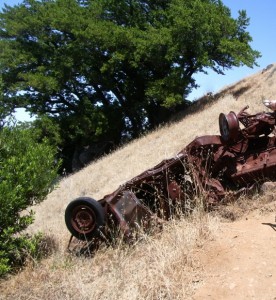 car-rusting-on-mt-tamalpais (535x580) Car rusting on Mt. Tamalpais hillside, Marin, CA. Photo by BF Newhall