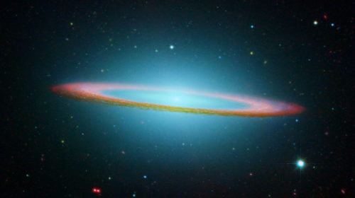 Geoff Machin takes The Sombrero Galaxy seriously. He's a scientist. He wonders about God, NASA. NASA &amp; STScI photo. copyright@stsci.edu