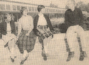 Plaid skirts, loafers, crew neck sweater, freshly ironed shirts -- these Birmingham (Michigan) High School girls knew what to wear to a sock hop