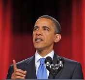 rhetorician president barack obama giving speech in cairo, 2009. sentinel photo.