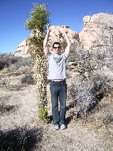 Peter took the family to Joshua Tree National Monument on New Year's Day, 2009. C 2009 B.F. Newhall