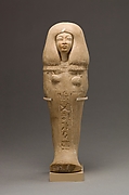 Religious art goes way back: Shabti of Isis, Singer of the Aten Date:ca. 1353–1336 B.C. Medium: Limestone Accession Number: 66.99.38 Location: The Met Fifth Avenue in Gallery 122