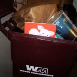 children's book reviewer barbara falconer newhall has tossed a children's book in the trash. Photo by BF Newhall