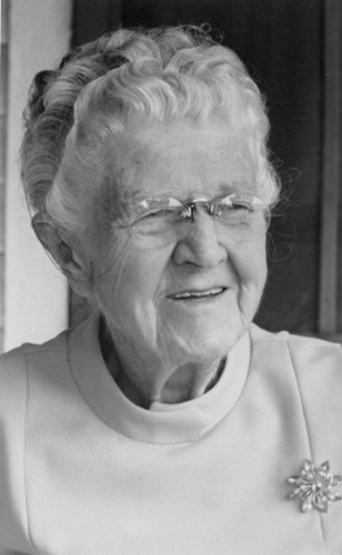 Ruth Falconer at 95. Barbara Newhall photo.
