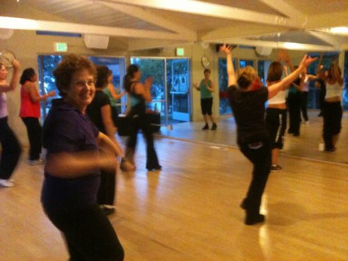zumba class in action. Photo by BF Newhall