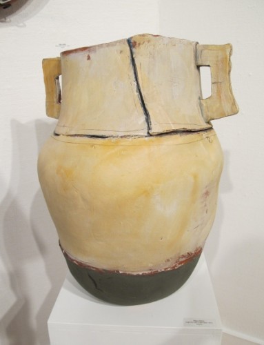 Nancy Selvin's Large Pot with Green Base 2012. Photo by BF Newhall
