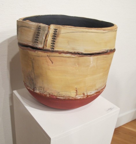 Ceramicist Nancy Selvin's Small Pot with Markings, 2012