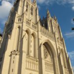 Facade of the National Cathedral, Washington, DC. Photo by BF Newhall