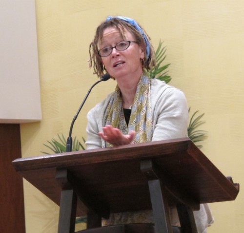anne lamott at the reading for her book help thanks wow. photo by BF Newhall