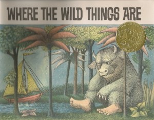 Book jacket for Maurice Sendak's children's book, "Where the Wild Things Are"