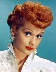 my upper lip. Lucille Ball and her red lipstick