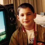 Ten-year-old Peter Newhall has just won at Final Fantasy I in 1991. Photo by BF Newhall