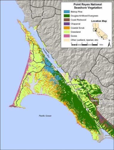 map of point reyes.