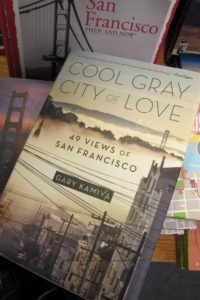The book jacket of "Cool Gray City of Love" by author and editor Gary Kamiiya shows a San Francisco street scene. bf newhall