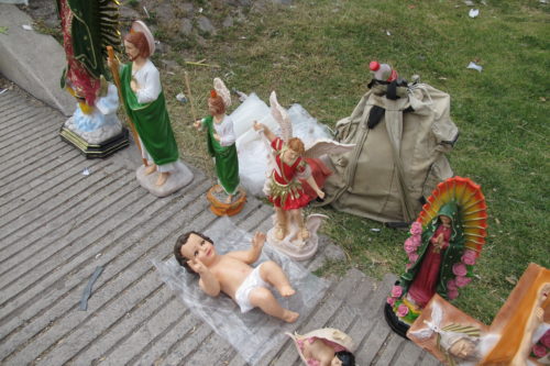 A Baby Jesus figure for sale at Christmastime at the Tuesday Market, Tianguis Municipal, San Miguel de Allende, Mexico. Photo by BF Newhall