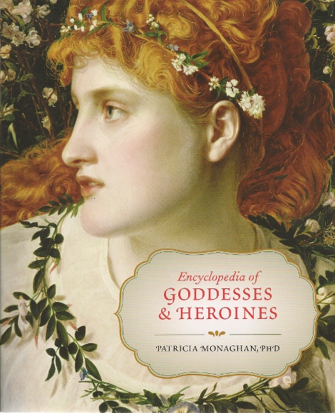 The cover of Patricia Monaghan's book, Encyclopedia of Goddesses & Heroines shows Perdita by painter Frederick Sandys. 