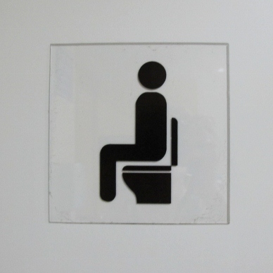 the poop on china.A symbol in the lavatory of Shanghai airportPhoto by BF Newhall
