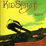 The cover of The Best of KidSpirit OnLine, Vol. II, shows a intense sport bicyclist. Photo by Jack True.
