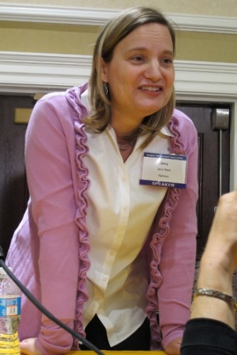 Author jana riess at the 2012 Religion Newswriters confereence. Photo by Barbara Newhall