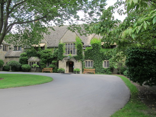 Edsel Ford estate, bulit in the late 1920s, was modeled after architecture of England's Cotswolds. Photo by Barbara Newhall