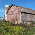 An unused barn and silo in Mason county, MIchigan. Photo by Barbara Newhal. Barbara Falconer Newhall travels up and down Michigan's lower peninsula, visiting friends and family and putting on book events for "Wrestling with God."