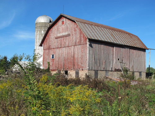 An unused barn and silo in Mason county, MIchigan. Photo by Barbara Newhal. Barbara Falconer Newhall travels up and down Michigan's lower peninsula, visiting friends and family and putting on book events for "Wrestling with God."
