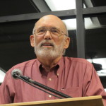 Jack Shoemaker of Counterpoint Press spoke at the Oct. 5 meeting of Left Coast Writers at Book Passage, Marin. Photo by Barbara Newhall.
