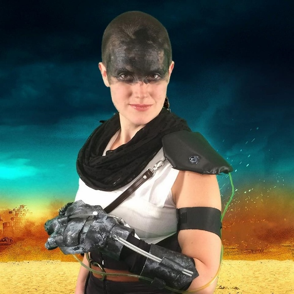 For Halloween 2015, Los Angelena Christina Newhall dressed as the warrior imperator Furiosa in "Mad Max." Luke Schlink photo.