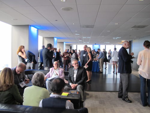 Authors from all over the world gathered to collect their Independent Publishers Book Awards for books published in 2015, at the Skydeck of Chicago's Willis Tower. Photo by Barbara Newhall