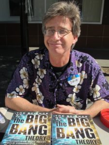 The Bay Area Book Festival was held June 4 & 5, 2016 in the streets and indoor venues of downtown Berkeley, California. Dave Zobel and his book, "The Science of TV's 'The Big Bang Theory.'" Photo by Barbara Newhall