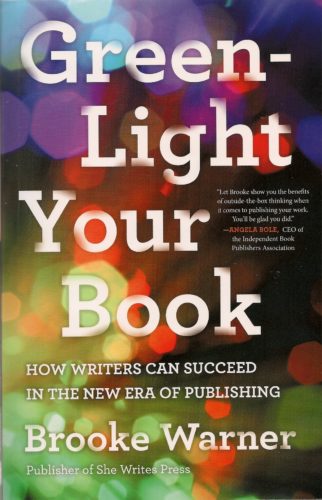 Cover of 2016 book by Brooke Warner, "Green Light Your Book."