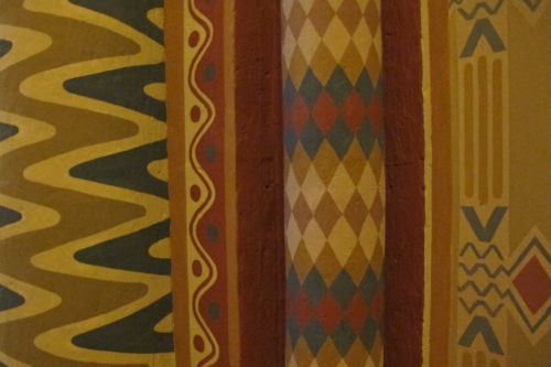 Detail of a wall of Matthias Church interior, Budapest. Photo by Barbara Newhall