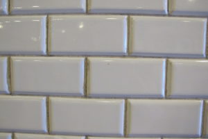 White subway tiles in Budapest's Oktogon subway station. Photo by Barbara Newhall