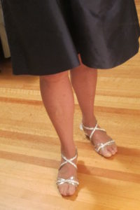 My daughter's wedding: The pretty good legs of a 75-year-old woman. Photo by Barbara Newhall