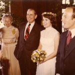 Ruth Newhall, Scott Newhall, Barbara Falconer Newhall and her new husband Jon Newhall. Photo by Jerry Telfer