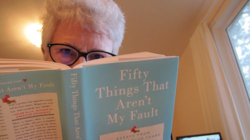 cartoonist Cathy Guisewite's new book, "Fifty Thing That Aren't My Fault," arrived in my mailbox yesterday. Can't wait to read it. Photo by Barbara Newhall