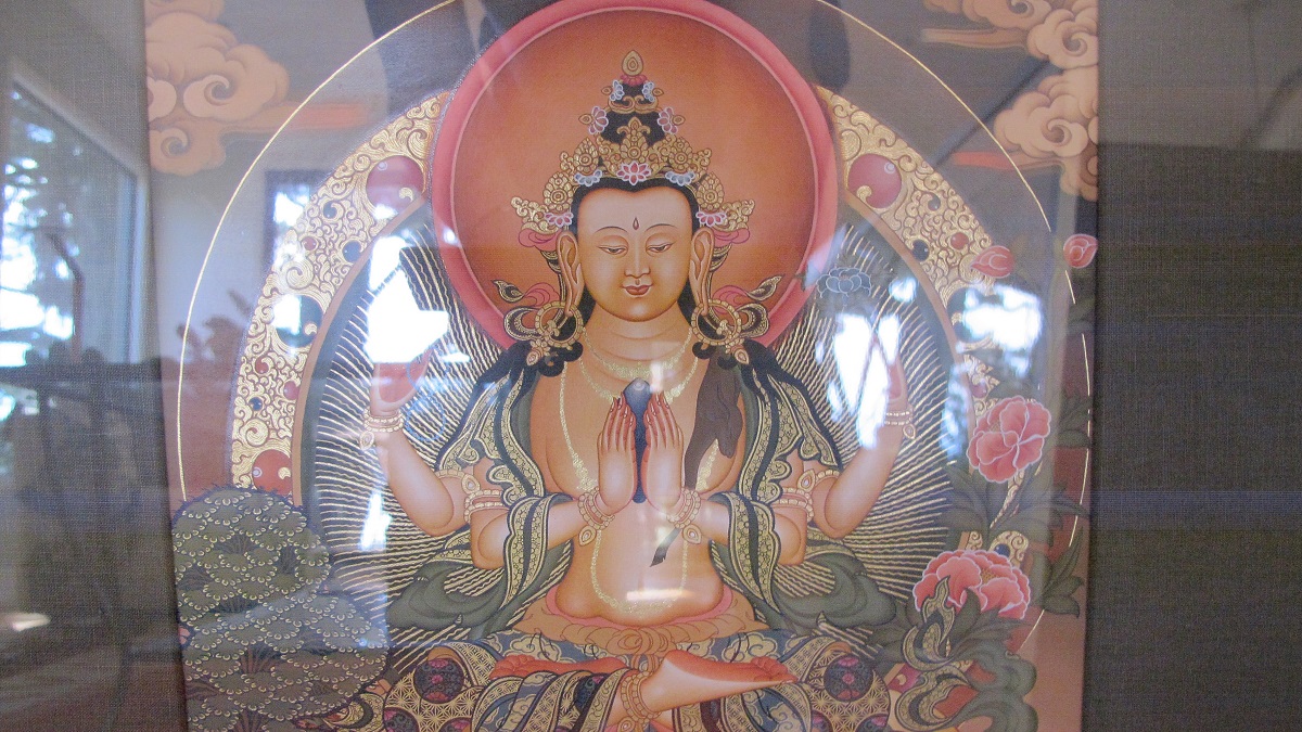 hanging pictures Avalokiteśvara-buddha-thangka