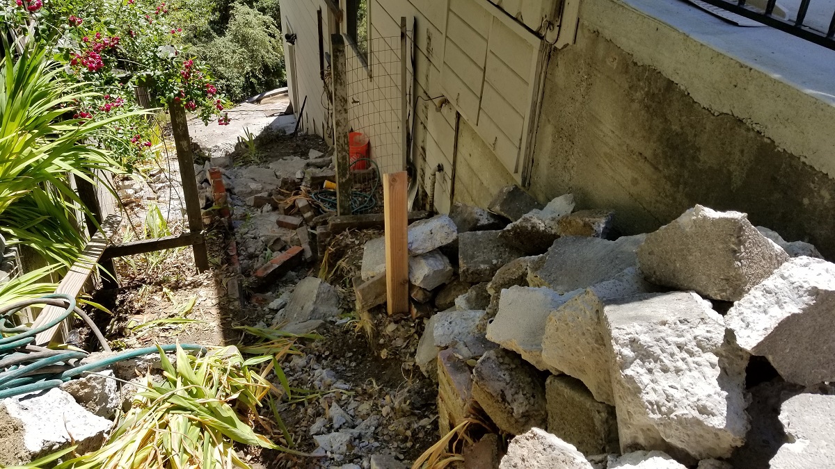 transforming a side-yard-demolition