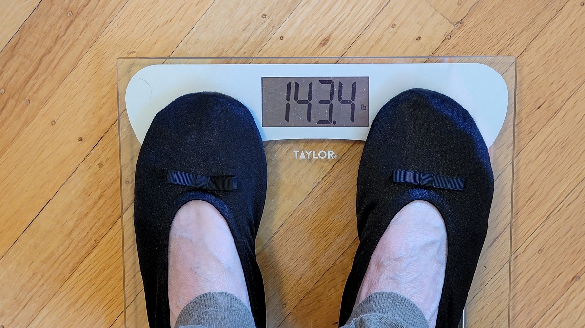 am I too old to lose that weight? using-the-bathroom-scale
