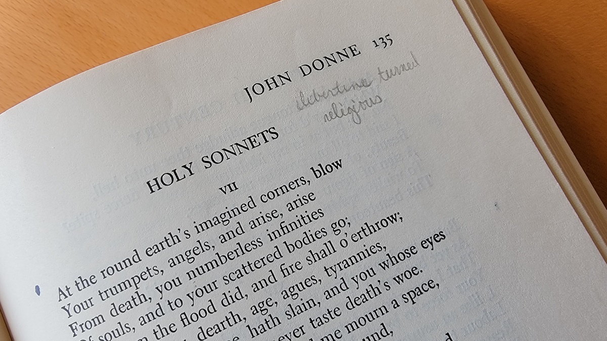 holy-sonnets-john-donne and Leonard Cohen songs
