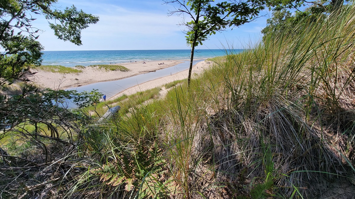 grief is love with no place to go, except this beach-near-Pentwater-Michigan