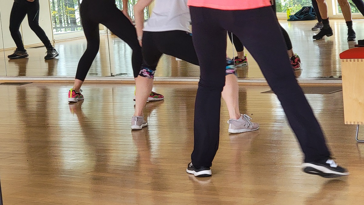 Sheltering at home revisited: the virus arrives zumba-class